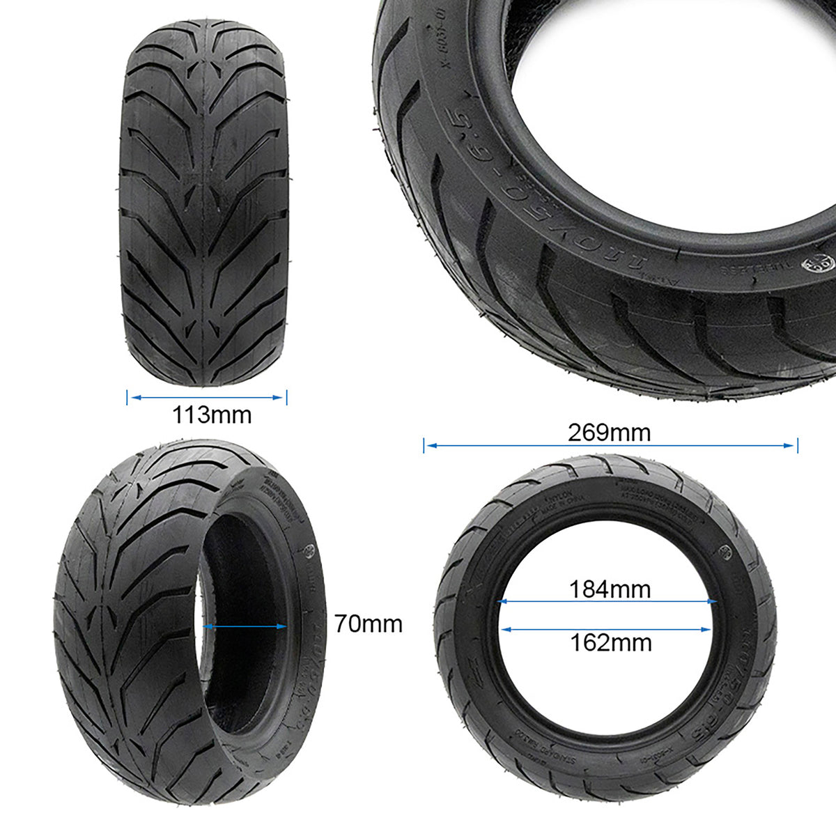 Neumático tubeless 110/50-6,5 Cityroad [Xuancheng]