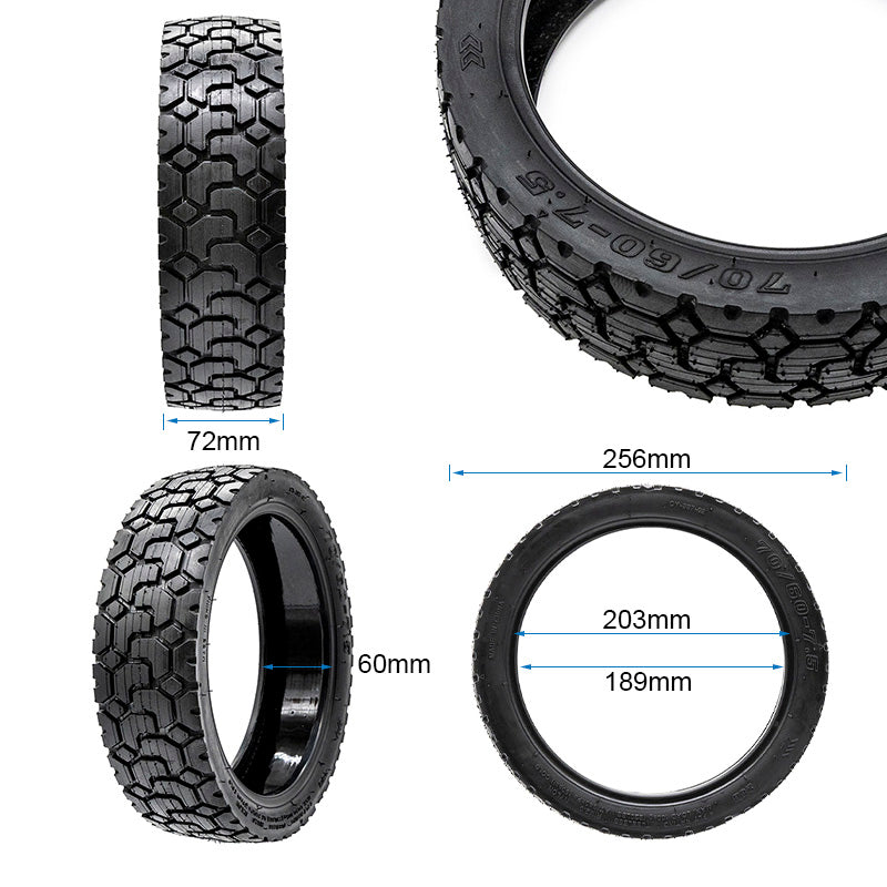 Neumático tubeless 70/60-7,5 EWHEEL RHINOTRACK Con gel antipinchazos