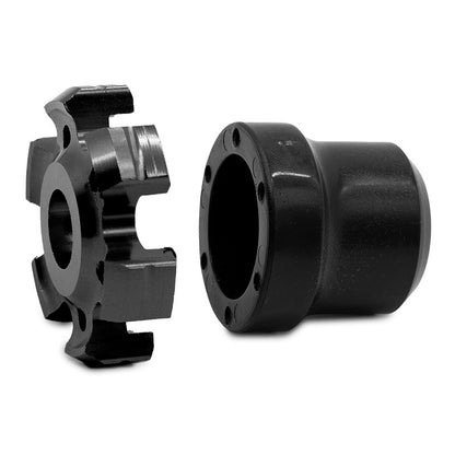 Protector decorativo anticaídas para eje motor o llanta EWTB-006 negro