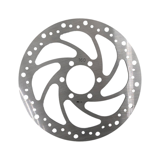 Disco de freno R6 160mm 6H plata - 48mm con grosor 2,9mm