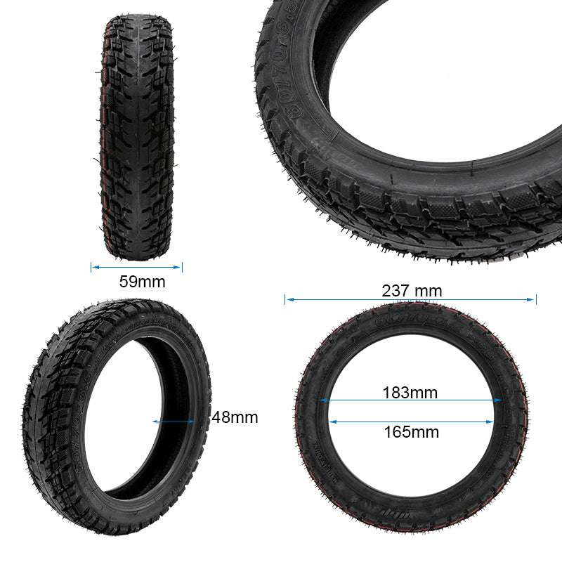 Neumático tubeless off-road 60/70-6,5 con válvula