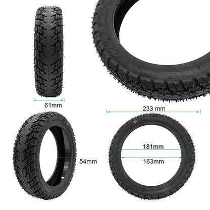Neumático tubeless off-road 60/70-6,5 con gel y válvula