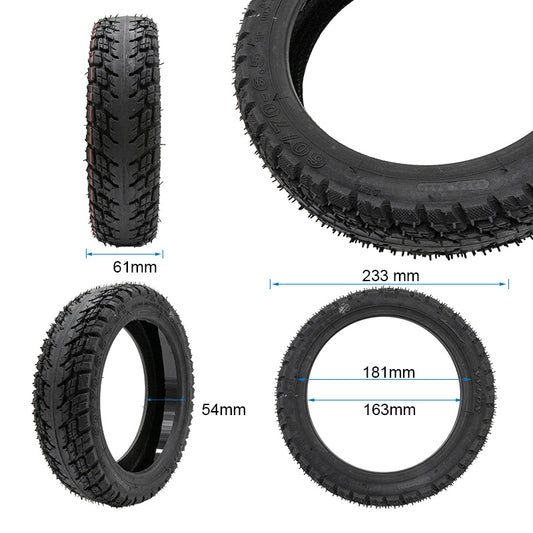 Neumático tubeless off-road 60/70-6,5 con gel y válvula