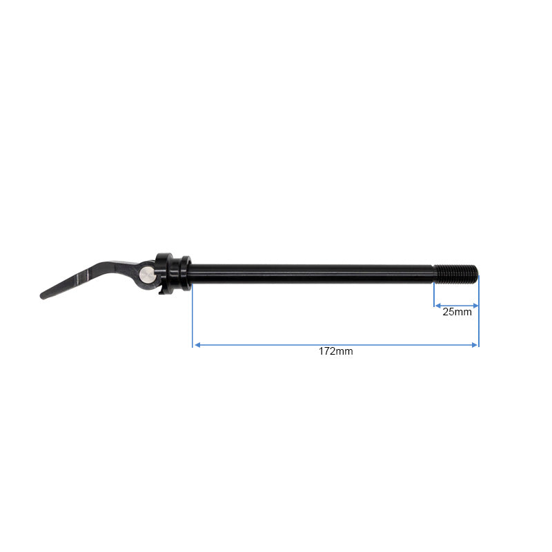 Eje pasante trasero M12*172mm TERRAM