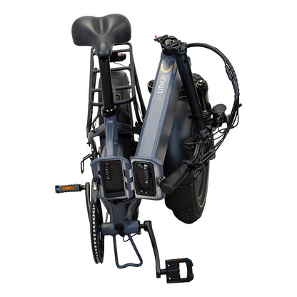 LITHOR - Fatbike plegable - Gris grafito