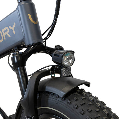 LITHOR - Fatbike plegable - Gris grafito