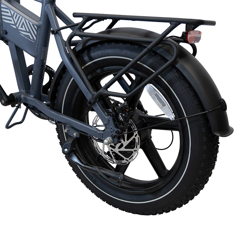 LITHOR - Fatbike plegable - Gris grafito