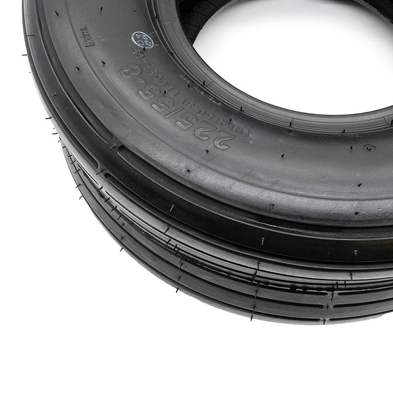 Neumático tubeless 18x9,5-8 / 225/55-8 liso [Feiben]