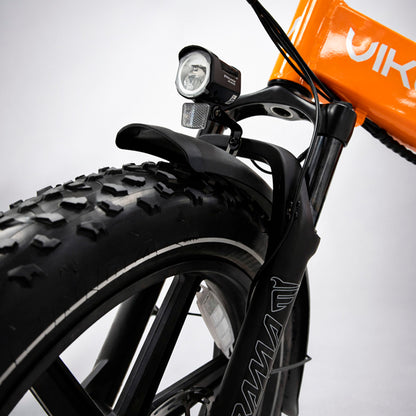 BRAVE - Fatbike plegable - Naranja/Gris