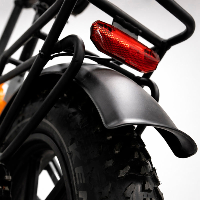 BRAVE - Fatbike plegable - Naranja/Gris