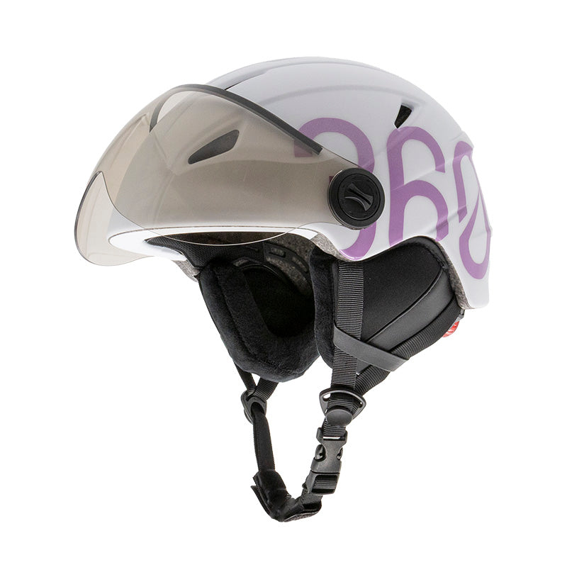 GLOOB Urban - Blanco/Morado - Orejeras extraibles