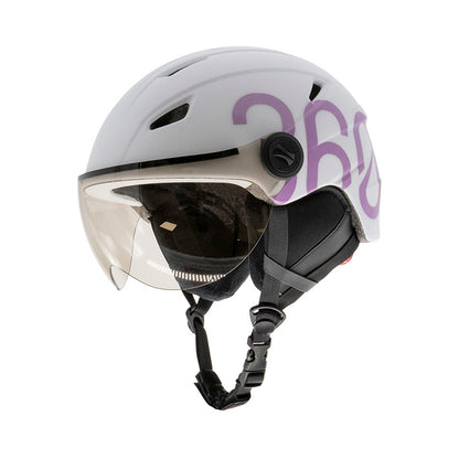 GLOOB Urban - Blanco/Morado - Orejeras extraibles