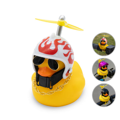 PTO-006 Pato casco hélice fuego