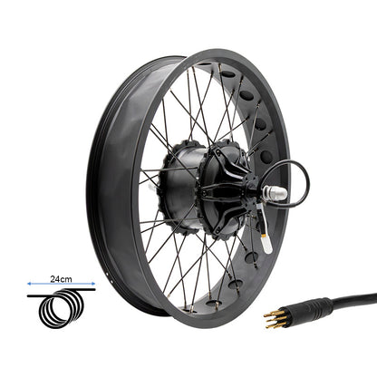 Llanta trasera 20x4,0 con motor 250w 80 Nm COMMANDO/NAVY