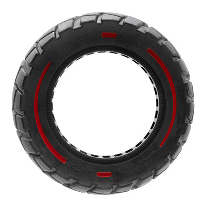Rueda maciza 9x3-5,5 línea roja-negra [Amitor]