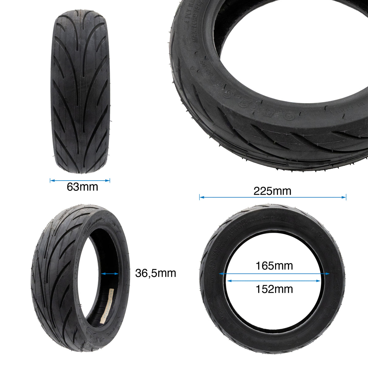 Neumático Cityroad 9,5x2,3 [Ewheel]