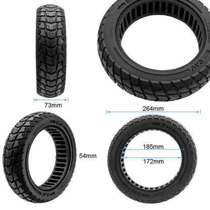 70/60-7.5 Rueda maciza negro
