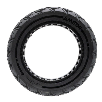 Rueda maciza 10x3,0/255x80 (80/65-6) negra [Amitor]