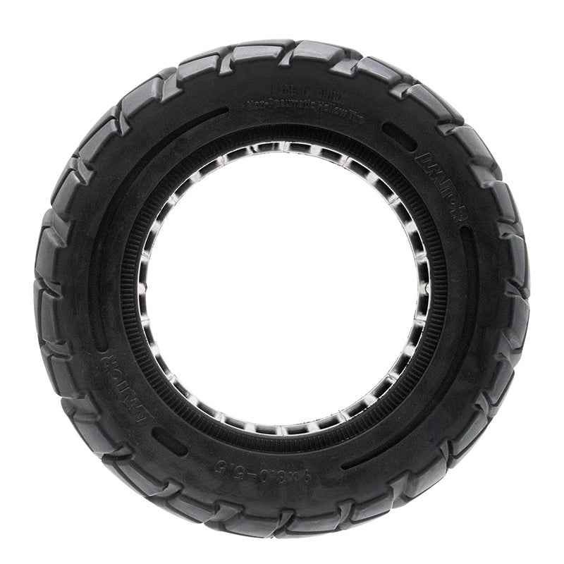 Rueda maciza 9x3-5,5 línea negra [Amitor]