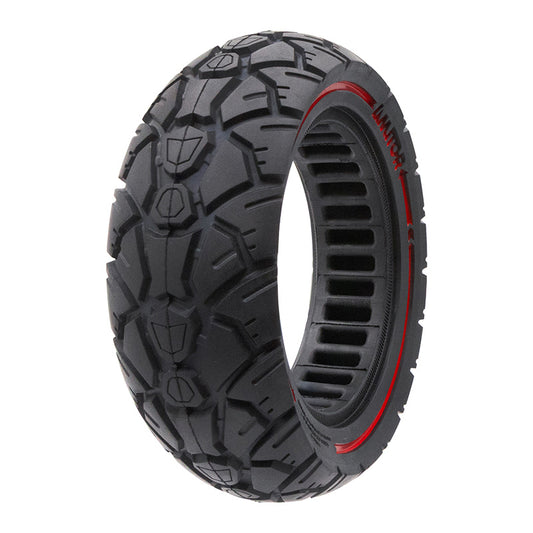 Rueda maciza 10x3,0/255x80 (80/65-6) roja [Amitor]