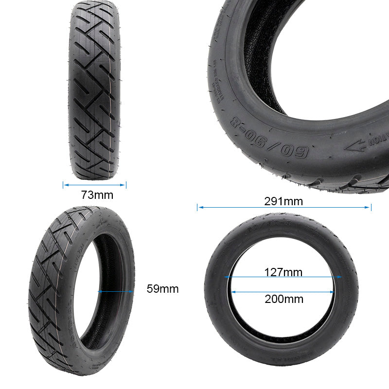 Neumático tubeless 60/90-8 [Yuanxing]