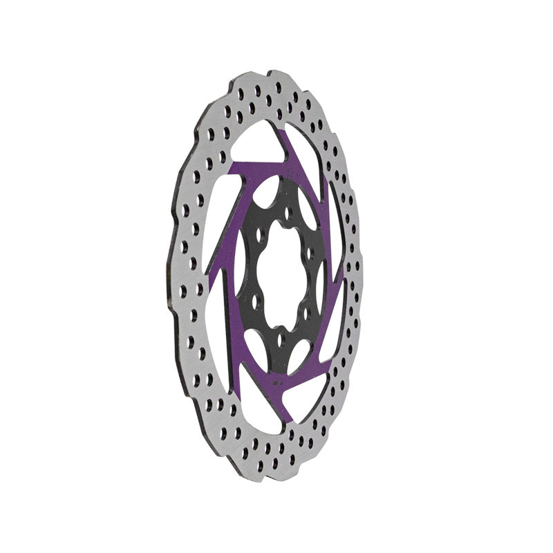 Disco de freno V2 6H 140mm Violeta