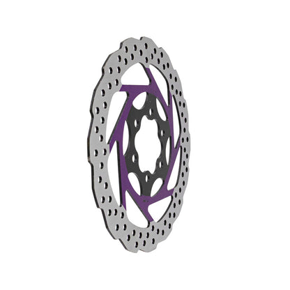 Disco de freno V2 6H 140mm Violeta