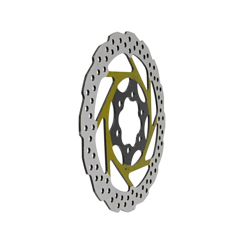 Disco de freno V2 6H 140mm amarillo