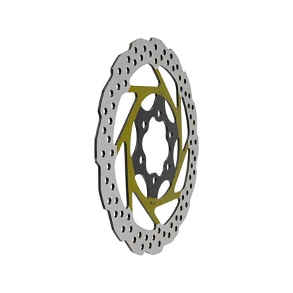 Disco de freno V2 6H 140mm amarillo
