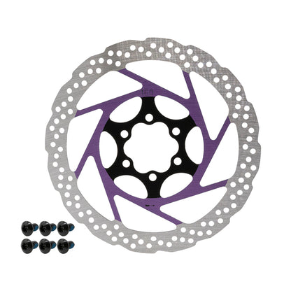 Disco de freno V2 6H 160mm Violeta