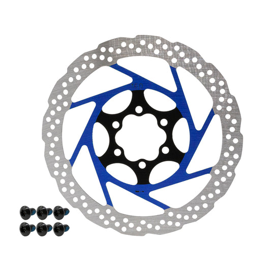Disco de freno V2 6H 160mm azul