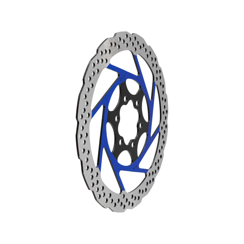 Disco de freno V2 6H 160mm azul