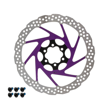 Disco de freno V2 6H 180mm Violeta