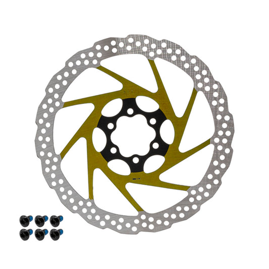 Disco de freno V2 6H 180mm amarillo