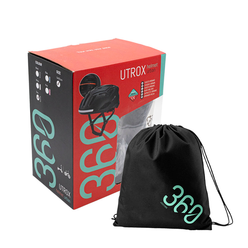 UTROX Urban Gray  iluminación integrada + intermitentes dinámicos talla única