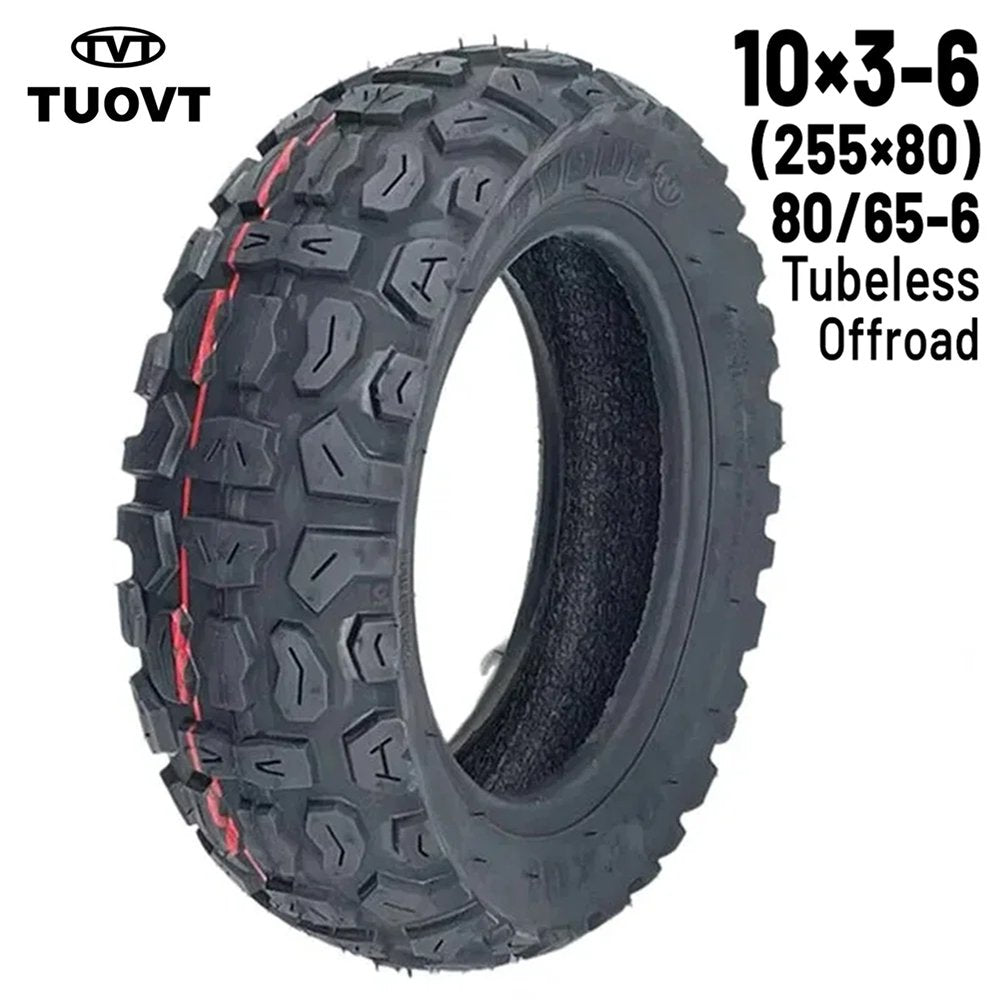 Rueda Cubierta offroad 10x3-6 (255x80) 80/65-6 Tubeless