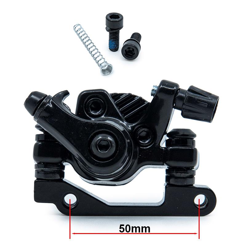 Pinza de freno CT002-M01 mecánica R 50mm negra delantera para kukirin G2 Pro/Max [Kugoo]