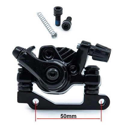 Pinza de freno CT002-M01 mecánica R 50mm negra delantera para kukirin G2 Pro/Max [Kugoo]