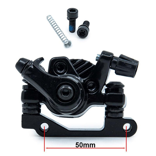 Pinza de freno CT002-M01 mecánica R 50mm negra delantera para kukirin G2 Pro/Max [Kugoo]