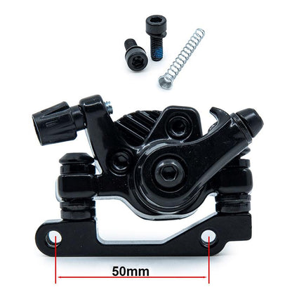 Pinza de freno CT002-M02 mecánica L 50mm negra trasera para kukirin G2 Pro/Max [Kugoo]