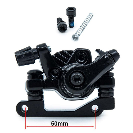 Pinza de freno CT002-M02 mecánica L 50mm negra trasera para kukirin G2 Pro/Max [Kugoo]