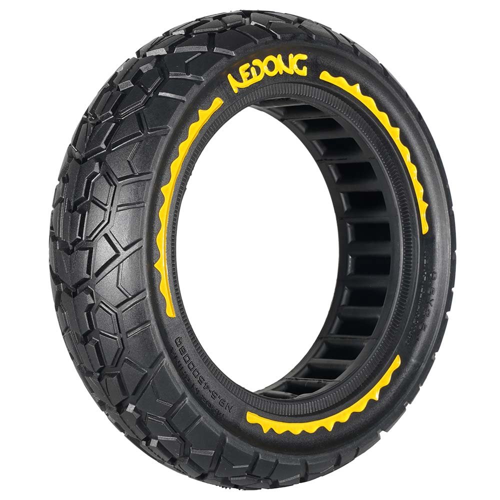 Rueda maciza amarilla ultraligera 9,5x2,5 (Versión offroad V2)