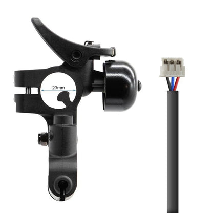 Maneta de freno con hall, tensor y timbre L para Ninebot F y D - Conector JST ZH