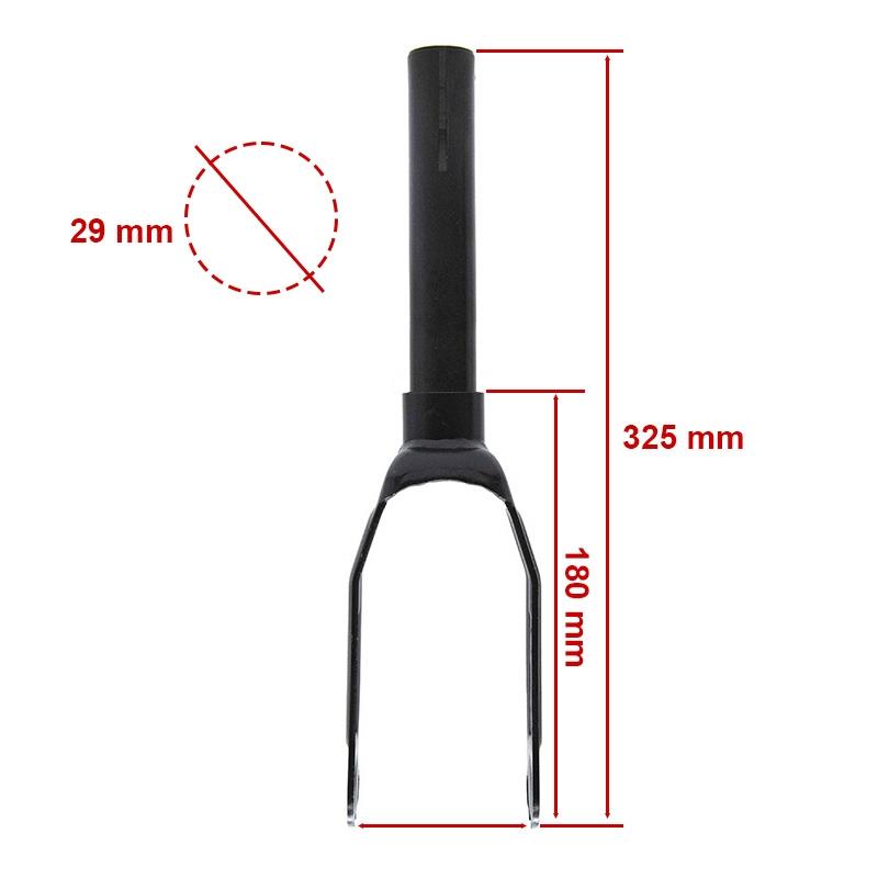 Horquilla con embellecedor negro para Xiaomi