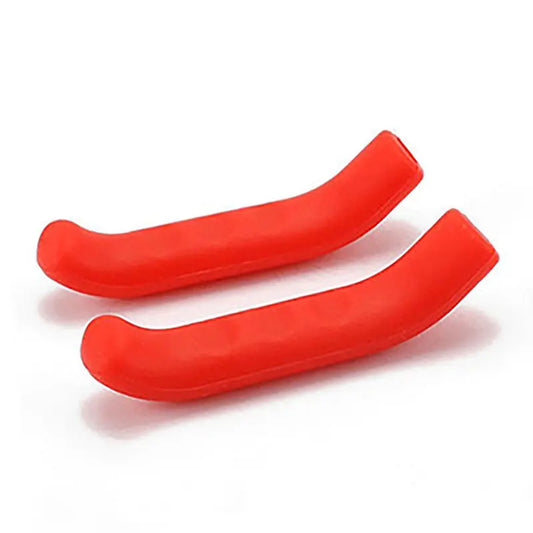 Protector de goma ROJO para maneta de freno (dos unidades)