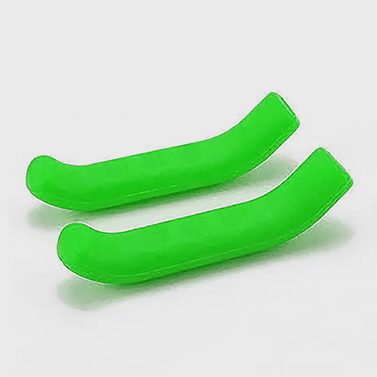 Protector de goma VERDE para maneta de freno (dos unidades)