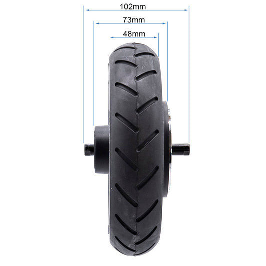 Llanta con rueda maciza de 6,1" y bisel 44mm para Ninebot E2/E2 Plus [Ninebot]