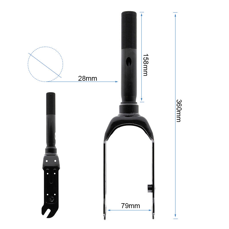 Horquilla delantera del E2 Pro E