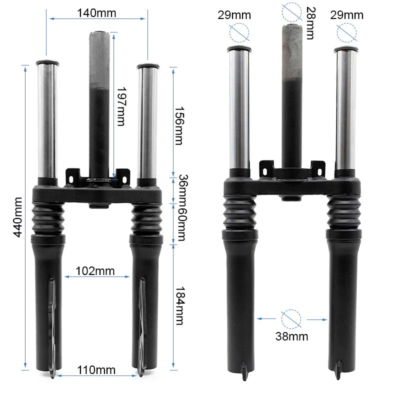 Horquilla delantera ZT3 PRO E