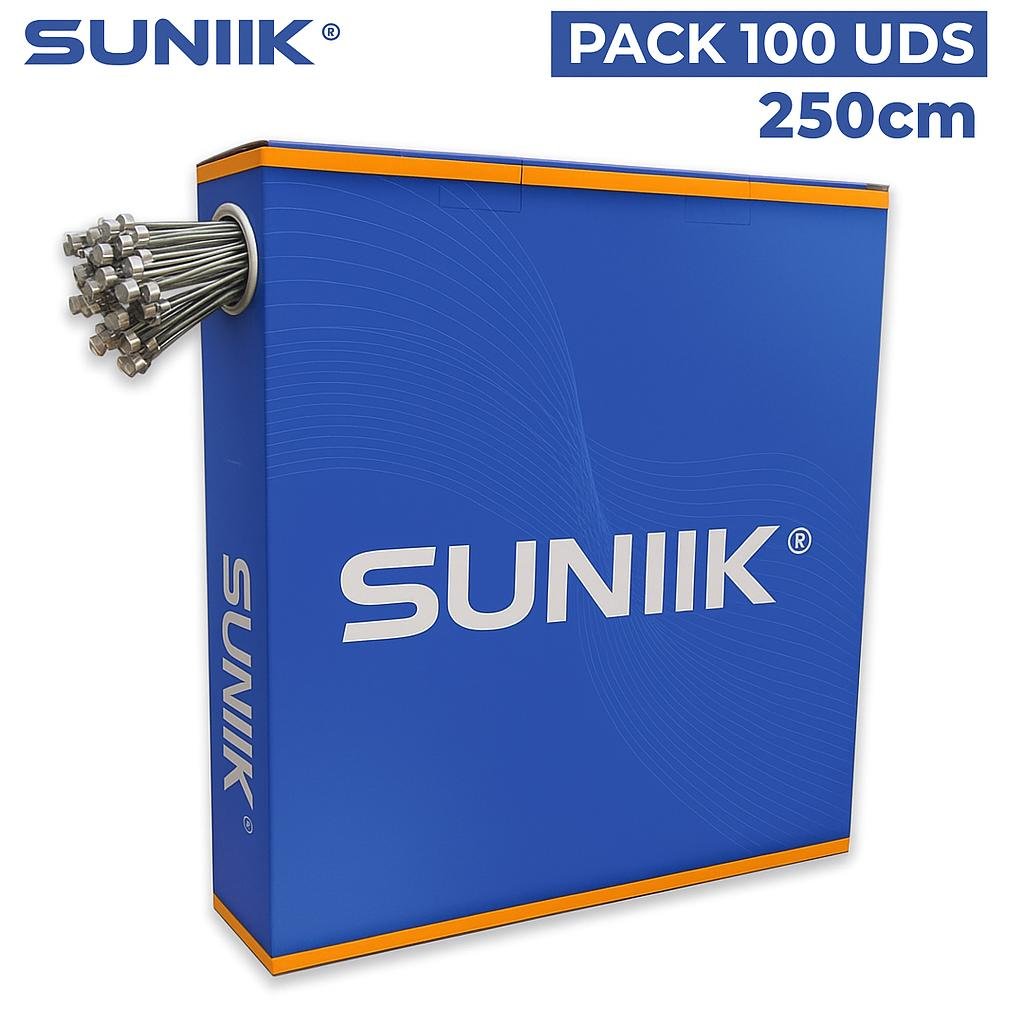 Cable de freno 2,5 metros genérico (pack de 100 unidades) Pack 100 uds